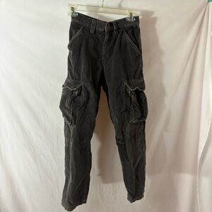Vintage GAP Kids Dark Gray Cargo cordoroy Pants